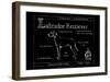 Blueprint Labrador Retriever-Ethan Harper-Framed Art Print