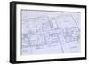 Blueprint of a House-carlosphotos-Framed Art Print