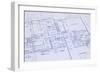 Blueprint of a House-carlosphotos-Framed Art Print