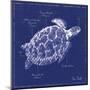 Blueprint Sea Turtle-Piper Ballantyne-Mounted Art Print