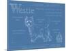 Blueprint Westie-Ethan Harper-Mounted Art Print