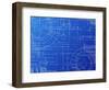 Blueprint-Eyematrix-Framed Art Print