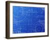 Blueprint-Eyematrix-Framed Art Print