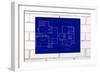 Blueprint-tomloel-Framed Premium Giclee Print