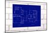 Blueprint-tomloel-Mounted Premium Giclee Print