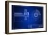 Blueprint-Yakobchuk-Framed Art Print