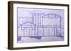 Blueprint-BVDC-Framed Art Print