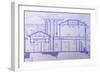 Blueprint-BVDC-Framed Art Print