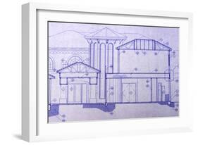 Blueprint-BVDC-Framed Art Print