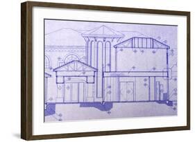 Blueprint-BVDC-Framed Art Print