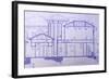 Blueprint-BVDC-Framed Art Print