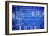 Blueprint-Alan Smithee-Framed Art Print