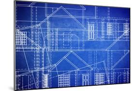 Blueprint-Alan Smithee-Mounted Art Print