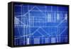 Blueprint-Alan Smithee-Framed Stretched Canvas