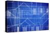 Blueprint-Alan Smithee-Stretched Canvas