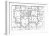 Blueprint-haveseen-Framed Art Print