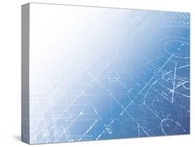 Blueprint-Eyematrix-Stretched Canvas