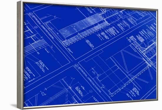 Blueprint-taylorjackson-Framed Art Print