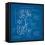 Blueprints 1-Nobleworks Inc^-Framed Stretched Canvas