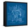 Blueprints 3-Nobleworks Inc^-Framed Stretched Canvas