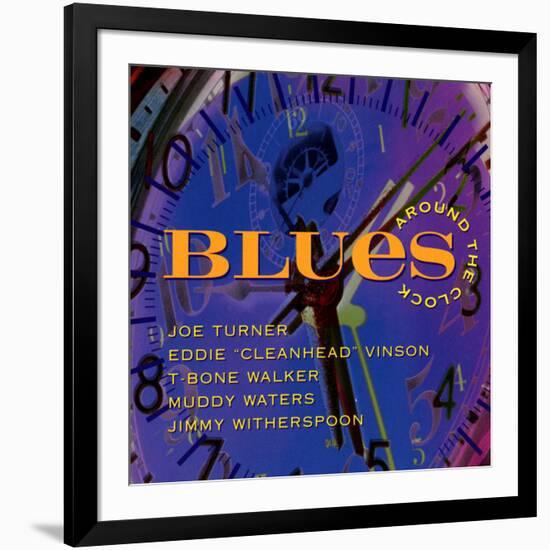 Blues Around the Clock-null-Framed Art Print