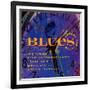 Blues Around the Clock-null-Framed Art Print