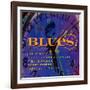 Blues Around the Clock-null-Framed Art Print