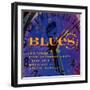 Blues Around the Clock-null-Framed Art Print
