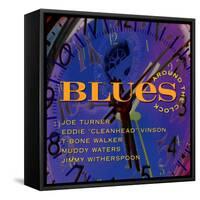 Blues Around the Clock-null-Framed Stretched Canvas