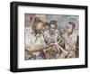 Blues Boys-Ines Kouidis-Framed Giclee Print