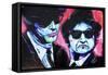 Blues Bros 001-Rock Demarco-Framed Stretched Canvas