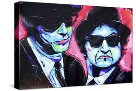 Blues Bros 001-Rock Demarco-Stretched Canvas