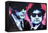 Blues Bros 001-Rock Demarco-Framed Stretched Canvas