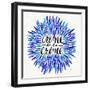 Blues-CremeDeLaCreme-artprint-Cat Coquillette-Framed Giclee Print