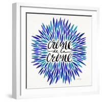 Blues-CremeDeLaCreme-artprint-Cat Coquillette-Framed Giclee Print