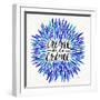 Blues-CremeDeLaCreme-artprint-Cat Coquillette-Framed Giclee Print
