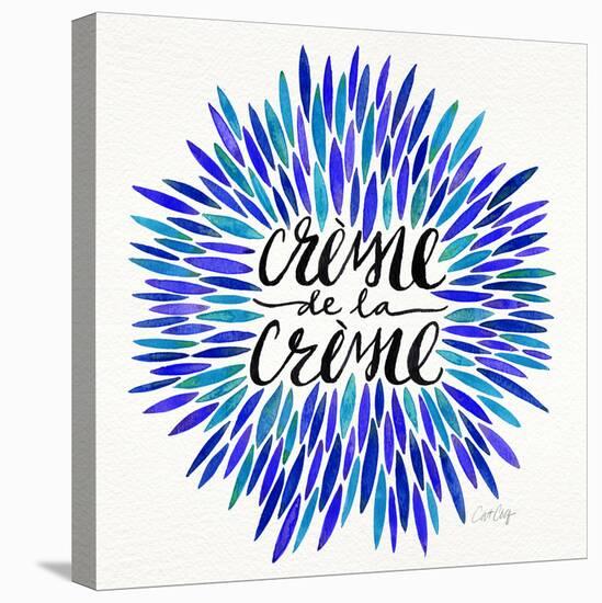 Blues-CremeDeLaCreme-artprint-Cat Coquillette-Stretched Canvas
