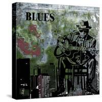 Blues II-Jean-François Dupuis-Stretched Canvas