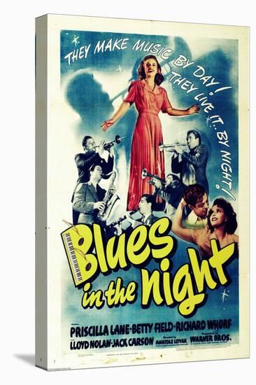 Blues in the Night, Jack Carson, Priscilla Lane, Peter Whitney, 1941-null-Stretched Canvas