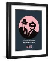 Blues Poster 1-Anna Malkin-Framed Art Print