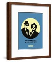 Blues Poster 2-Anna Malkin-Framed Art Print