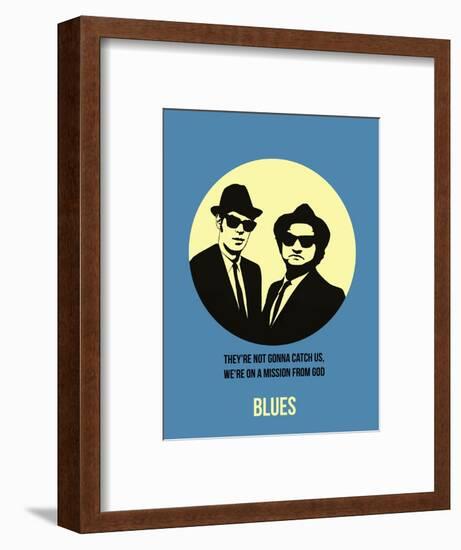 Blues Poster 2-Anna Malkin-Framed Art Print