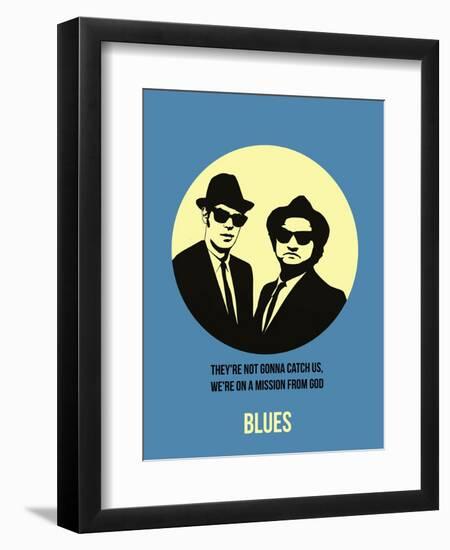 Blues Poster 2-Anna Malkin-Framed Art Print