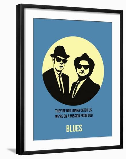 Blues Poster 2-Anna Malkin-Framed Art Print