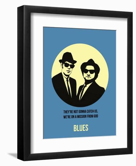 Blues Poster 2-Anna Malkin-Framed Art Print