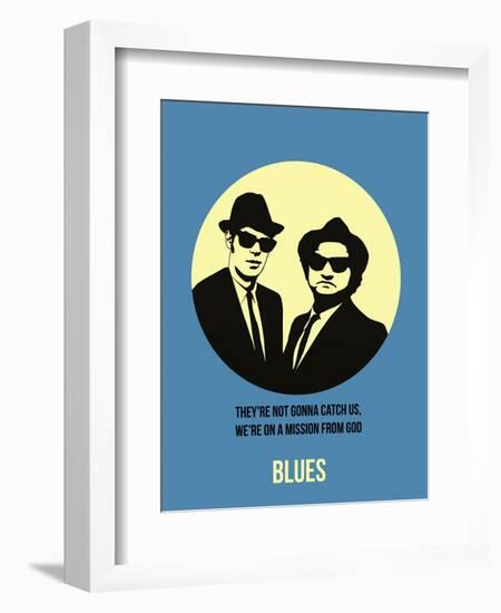 Blues Poster 2-Anna Malkin-Framed Art Print