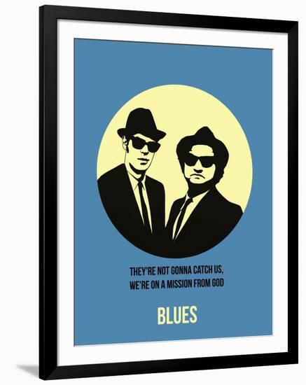 Blues Poster 2-Anna Malkin-Framed Art Print