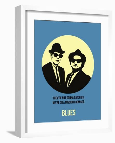 Blues Poster 2-Anna Malkin-Framed Art Print