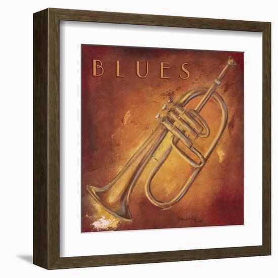 Blues-Hakimipour-ritter-Framed Art Print