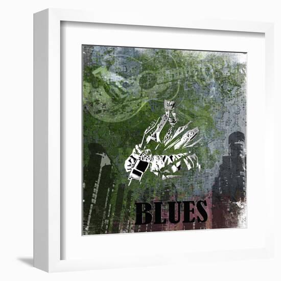 Blues-Jean-François Dupuis-Framed Art Print